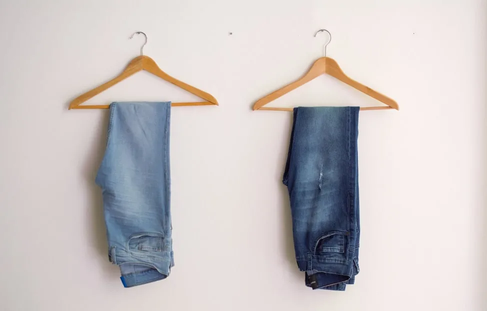 jeans are usually made of cotton denim, and cotton fibers are naturally absorbent and elastic, so they shrink when exposed to water