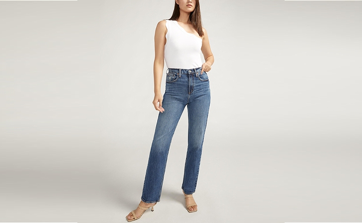 Buy Highly Desirable High Rise Straight Leg Jeans